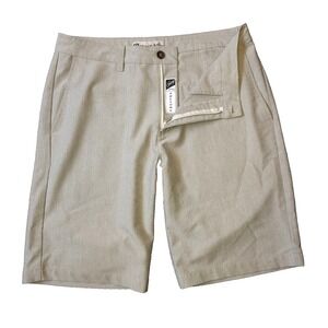 Travis Matthew Gray 10" Golf Short Lightweight Chino Stretch Performance Size 32